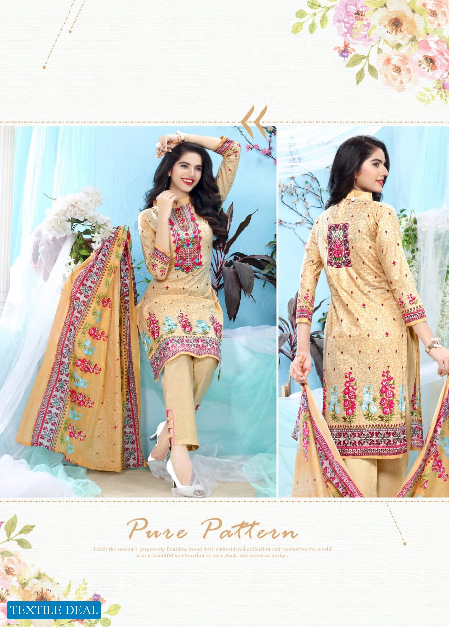 Mishri Lawn Cotton Karachi Printed Dress Material