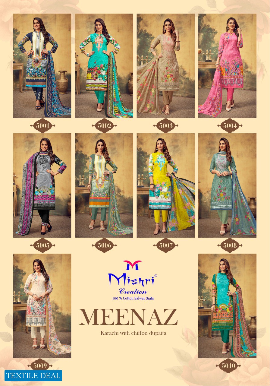 Mishri Meenaz Vol-5 Wholesale Formal Dress Material