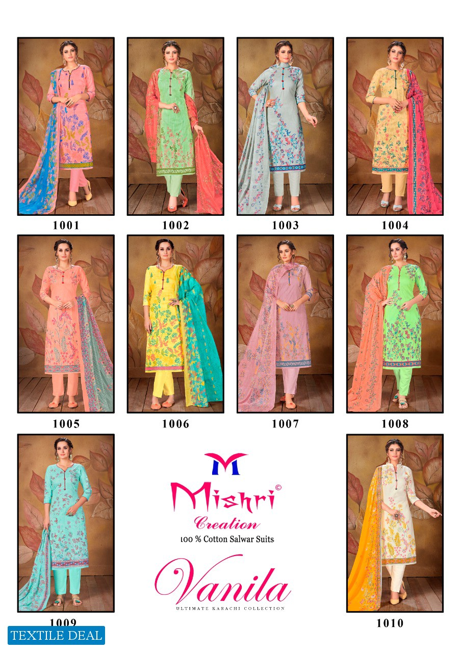 Mishri Vanila Wholesale Formal Dress Material