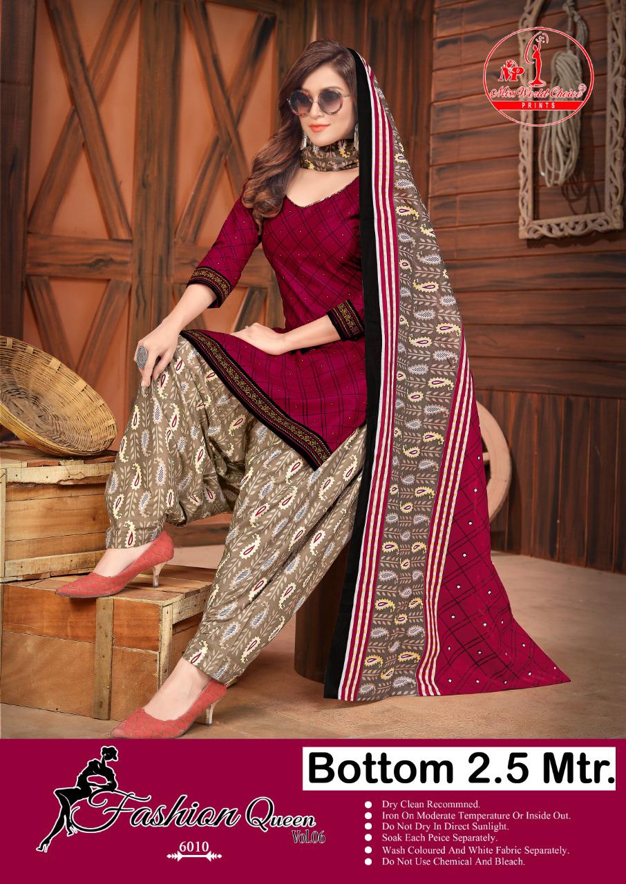 Miss World Fashion Queen Vol-6 Wholesale Shopping Dress Material