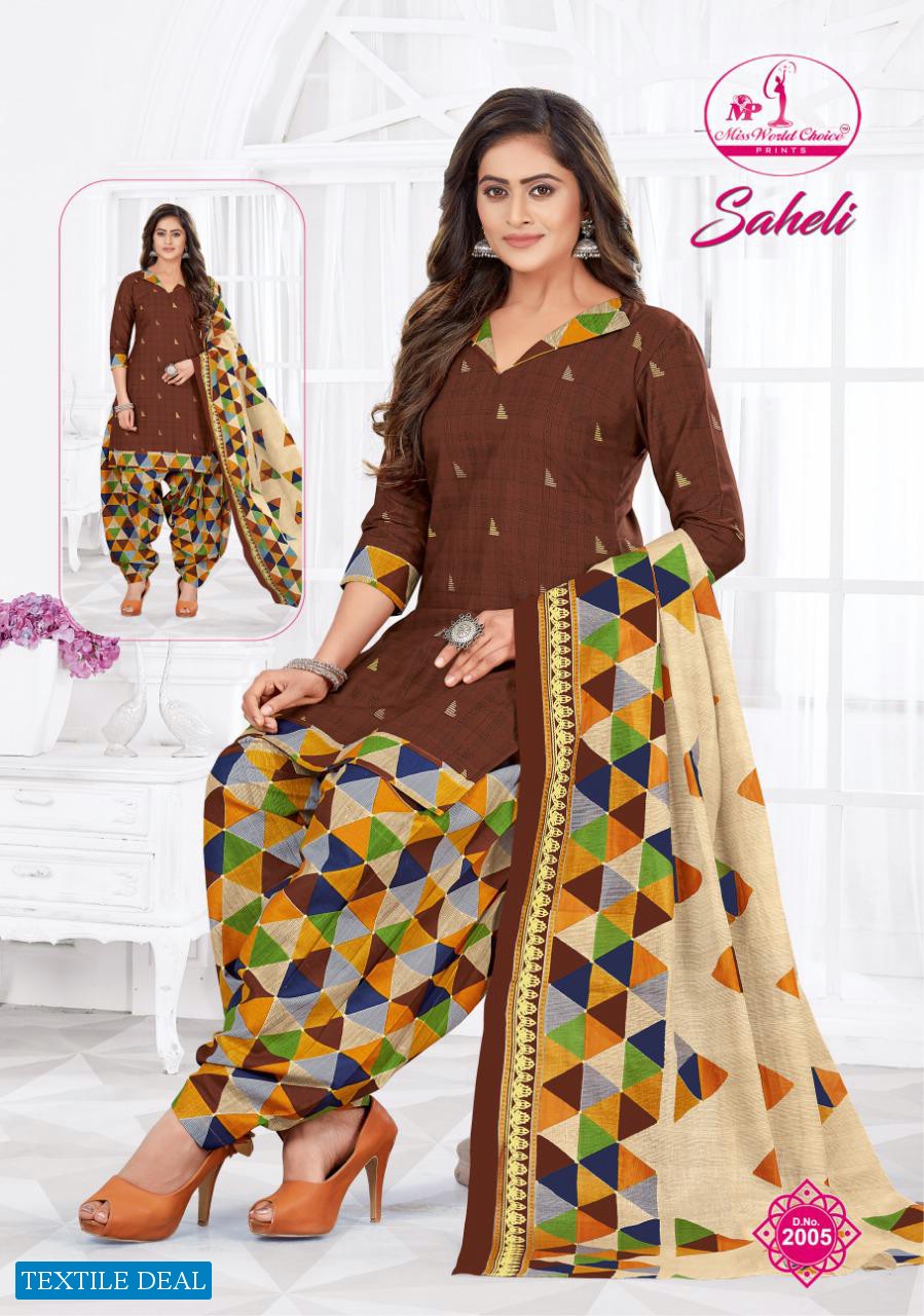 Miss World Saheli Vol-2 Wholesale Cotton Printed Dress Material