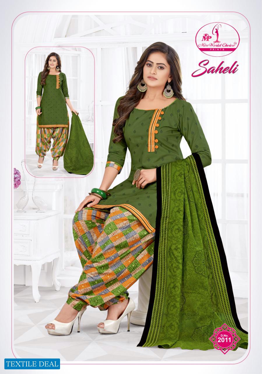 Miss World Saheli Vol-2 Wholesale Cotton Printed Dress Material