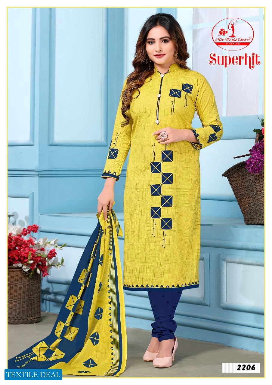 Miss World Superhit Vol-22 Wholesale printed Dress Material