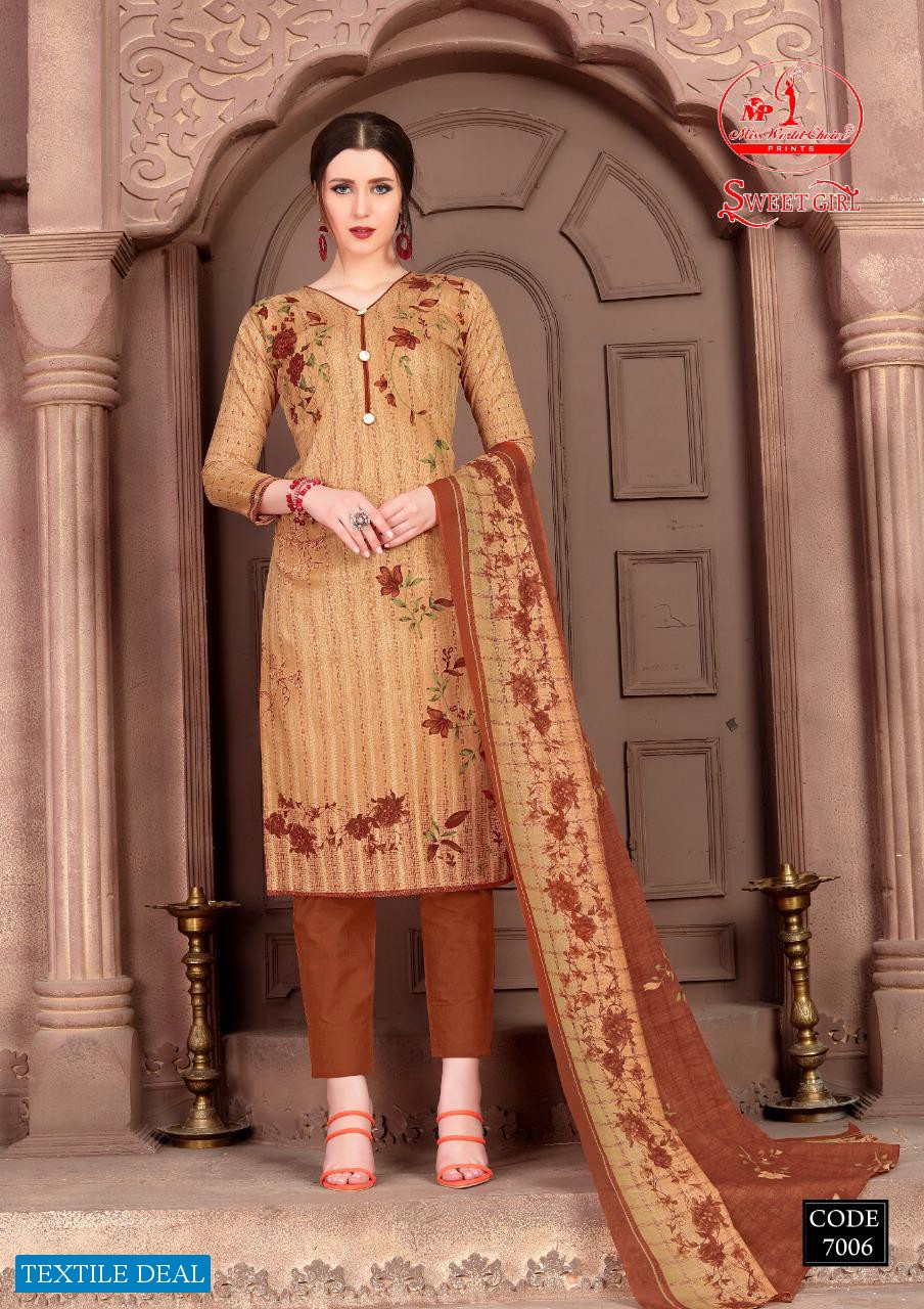Miss World Sweet Girl Vol-7 Wholesale printed Dress Material