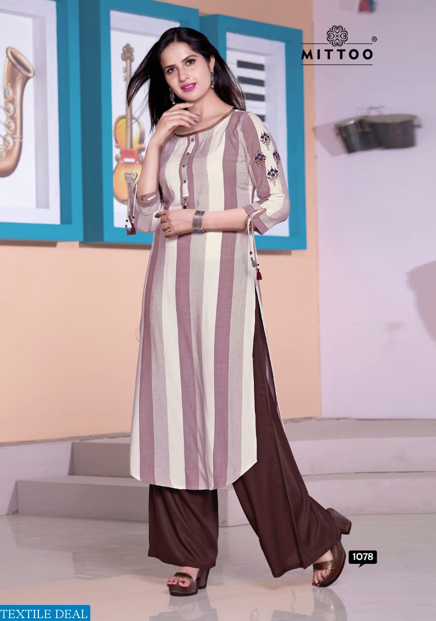 Mittoo Saawariya Wholesaler Ready Made Top And Plazzo