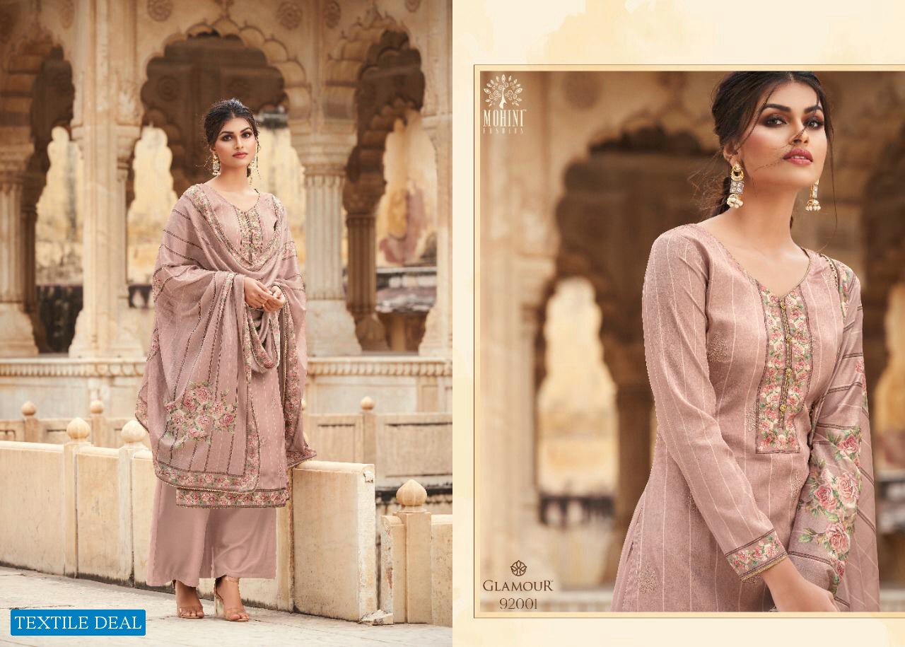 Mohini Glamour Vol-92 Wholesale Natural Crepe Silk Suits