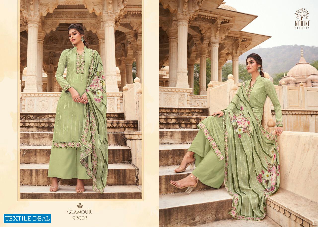 Mohini Glamour Vol-92 Wholesale Natural Crepe Silk Suits