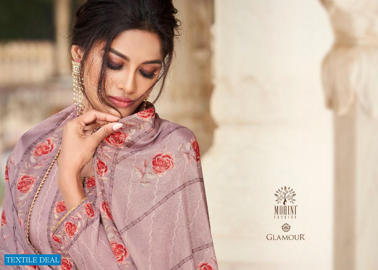 Mohini Glamour Vol-92 Wholesale Natural Crepe Silk Suits