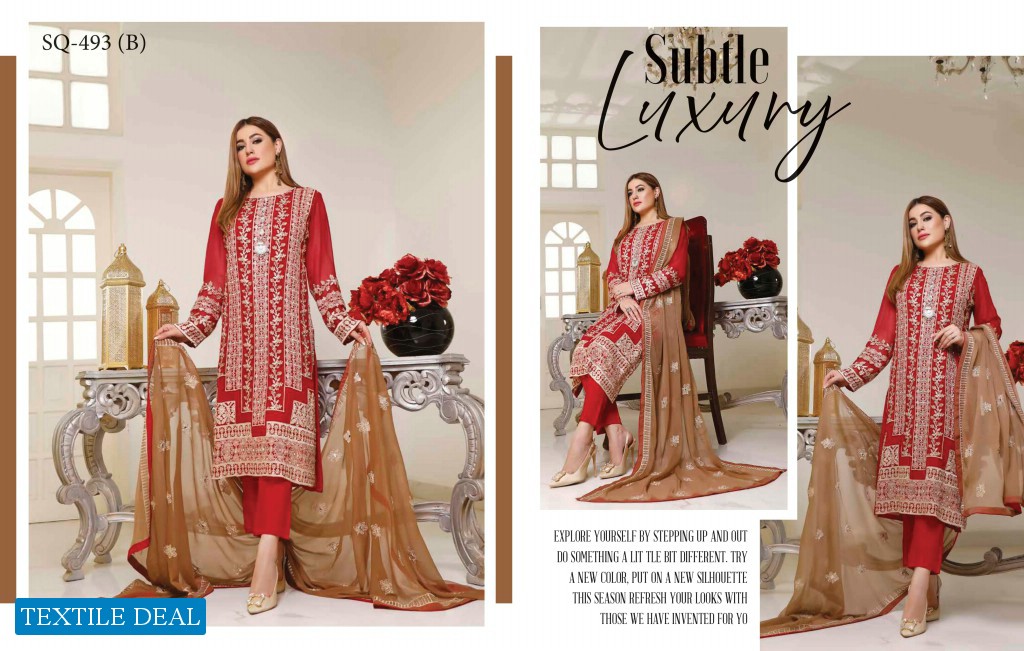 Motis Fashion Admire Chiffon Collection Wholesale Pakistani Suits