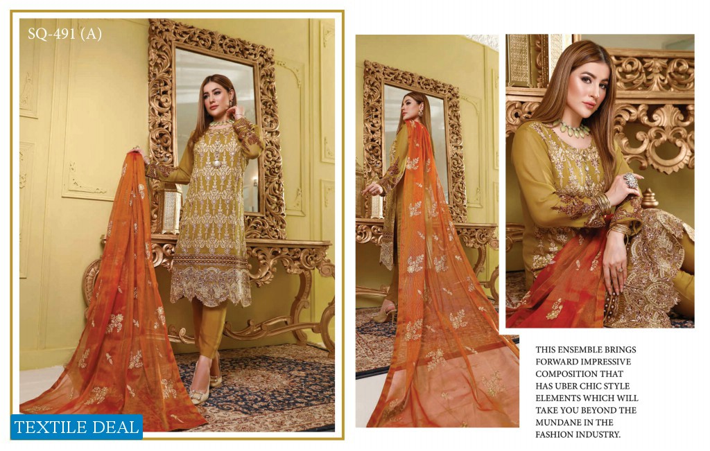 Motis Fashion Admire Chiffon Collection Wholesale Pakistani Suits