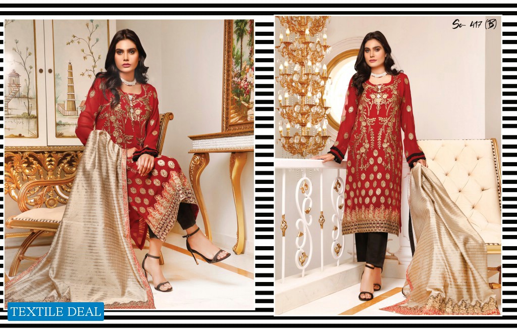 Motis Fashion Manifest Luxury Embroidered Chiffon Collection Wholesaler
