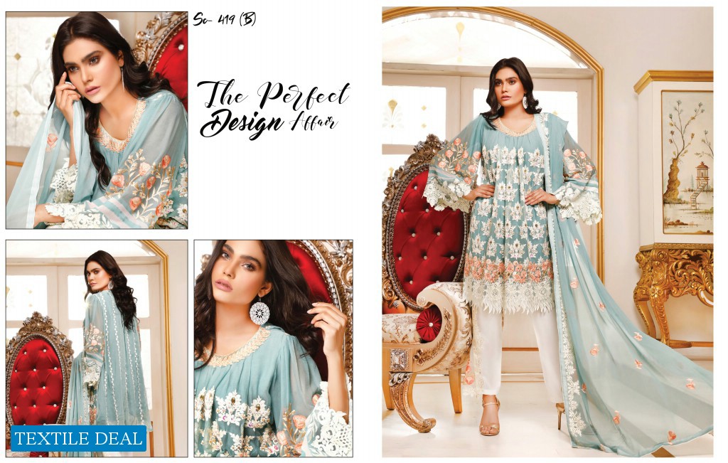 Motis Fashion Manifest Luxury Embroidered Chiffon Collection Wholesaler