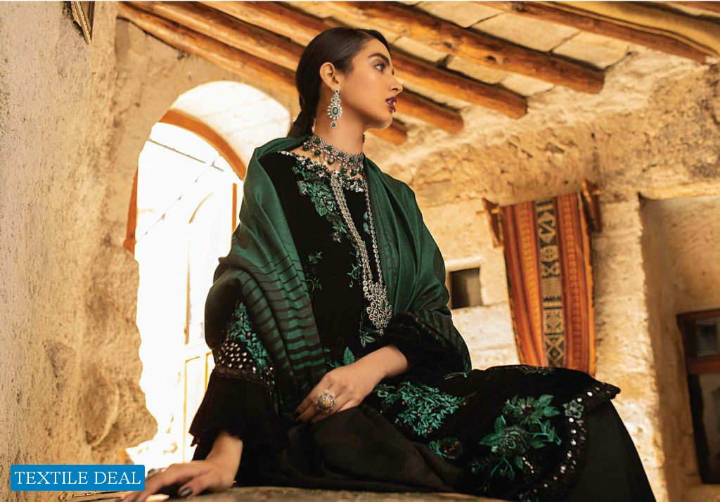 Mushq Velvet Shawl Edit 20 Wholesale branded Pakistani Dress