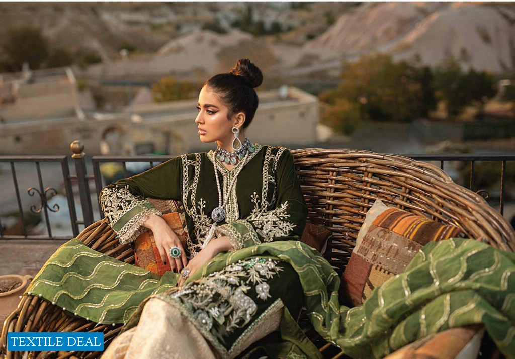 Mushq Velvet Shawl Edit 20 Wholesale branded Pakistani Dress