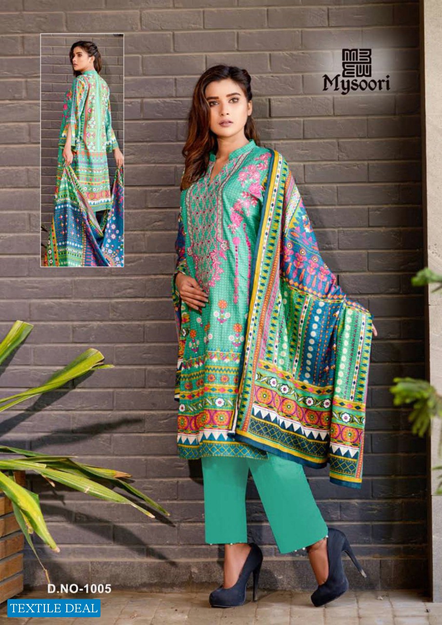 Mysoori Maira Hasan Nx Wholesale Lawn Cotton Dress Material