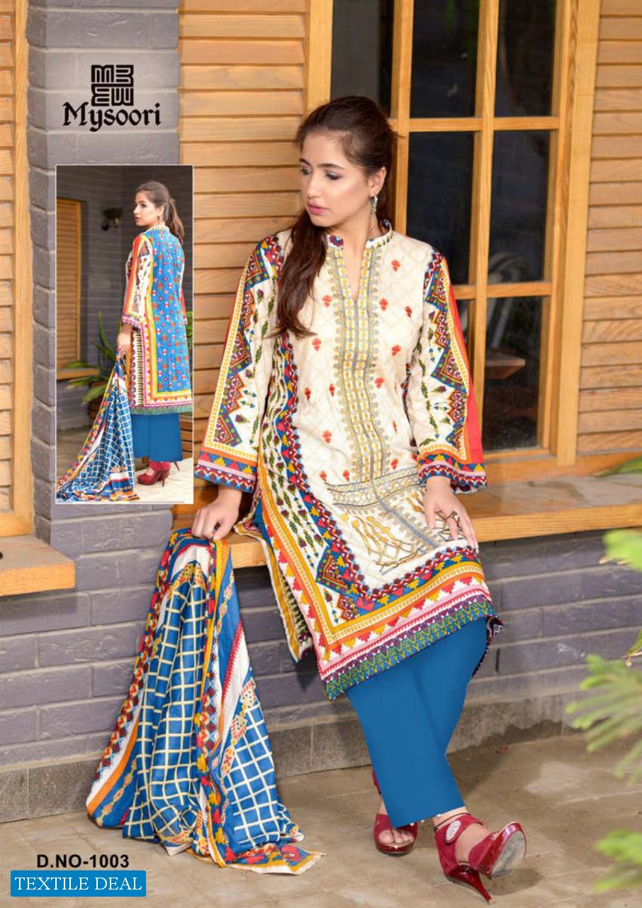 Mysoori Maira Hasan Nx Wholesale Lawn Cotton Dress Material