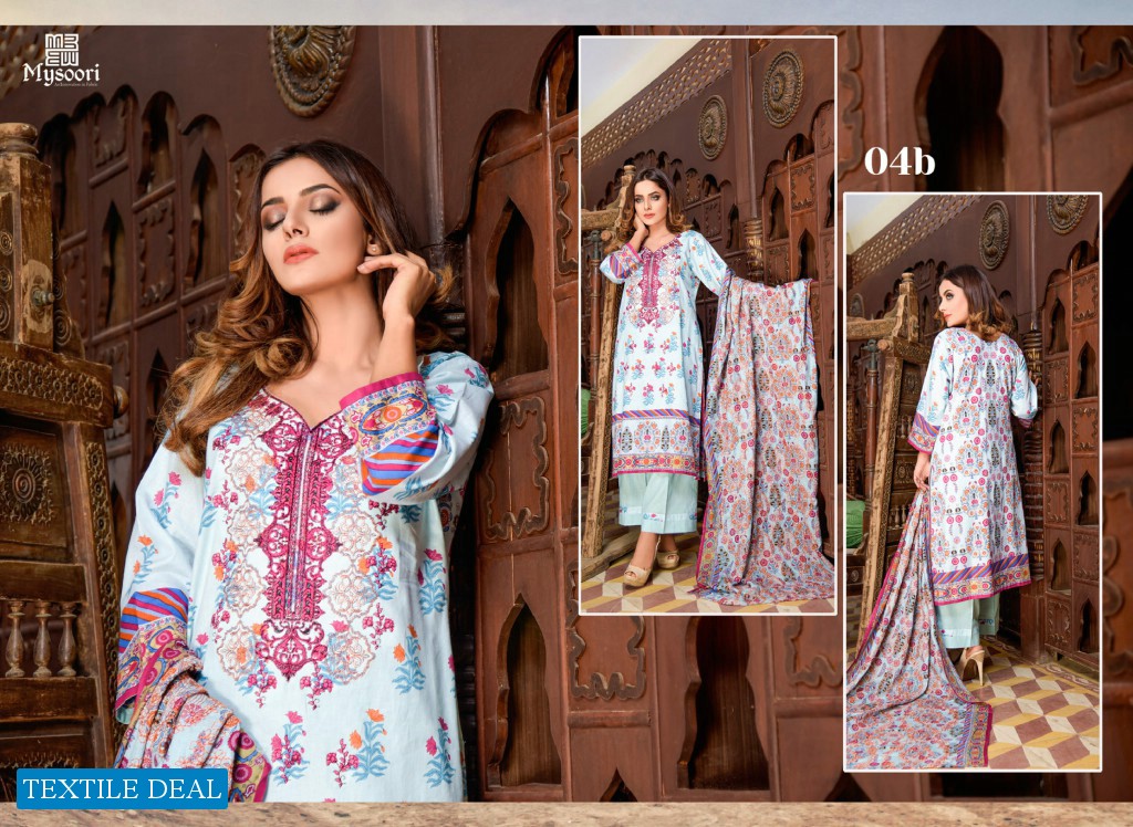 Mysoori khaddi Vol-1 Embroidered Collection With Embroidered Dupatta 2020