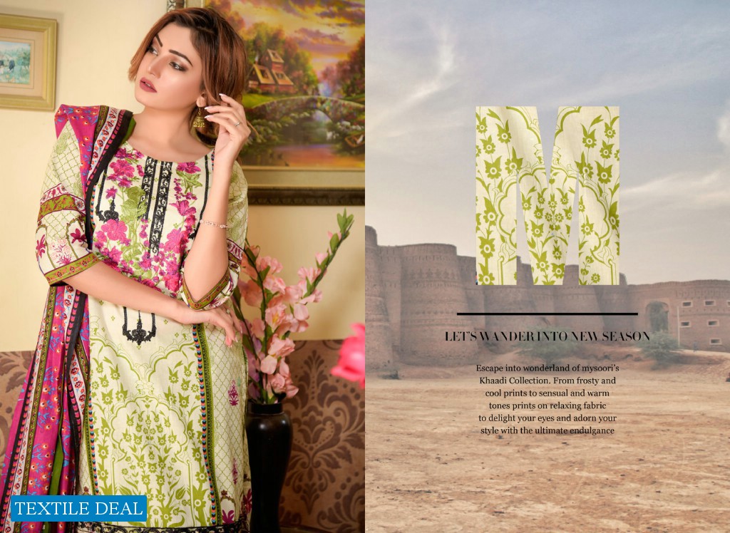 Mysoori khaddi Vol-1 Embroidered Collection With Embroidered Dupatta 2020