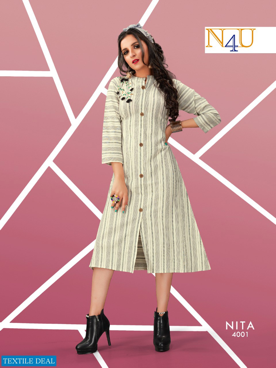 N4u Nita Wholesaler Full Stitch Kurti For Shop