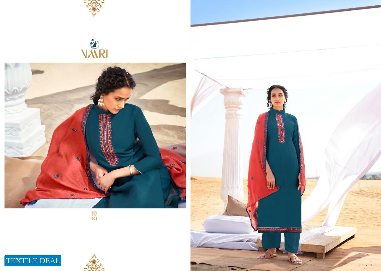 NAARI PRESENT ORUM GADHWAL SILK WORK DESIGNER SALWAR KAMEEZ