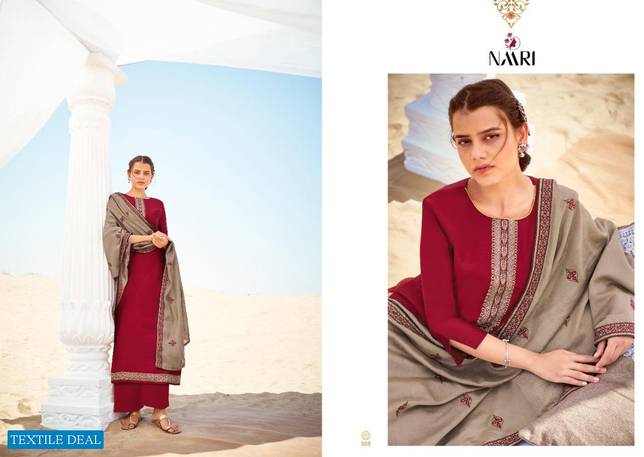 NAARI PRESENT ORUM GADHWAL SILK WORK DESIGNER SALWAR KAMEEZ