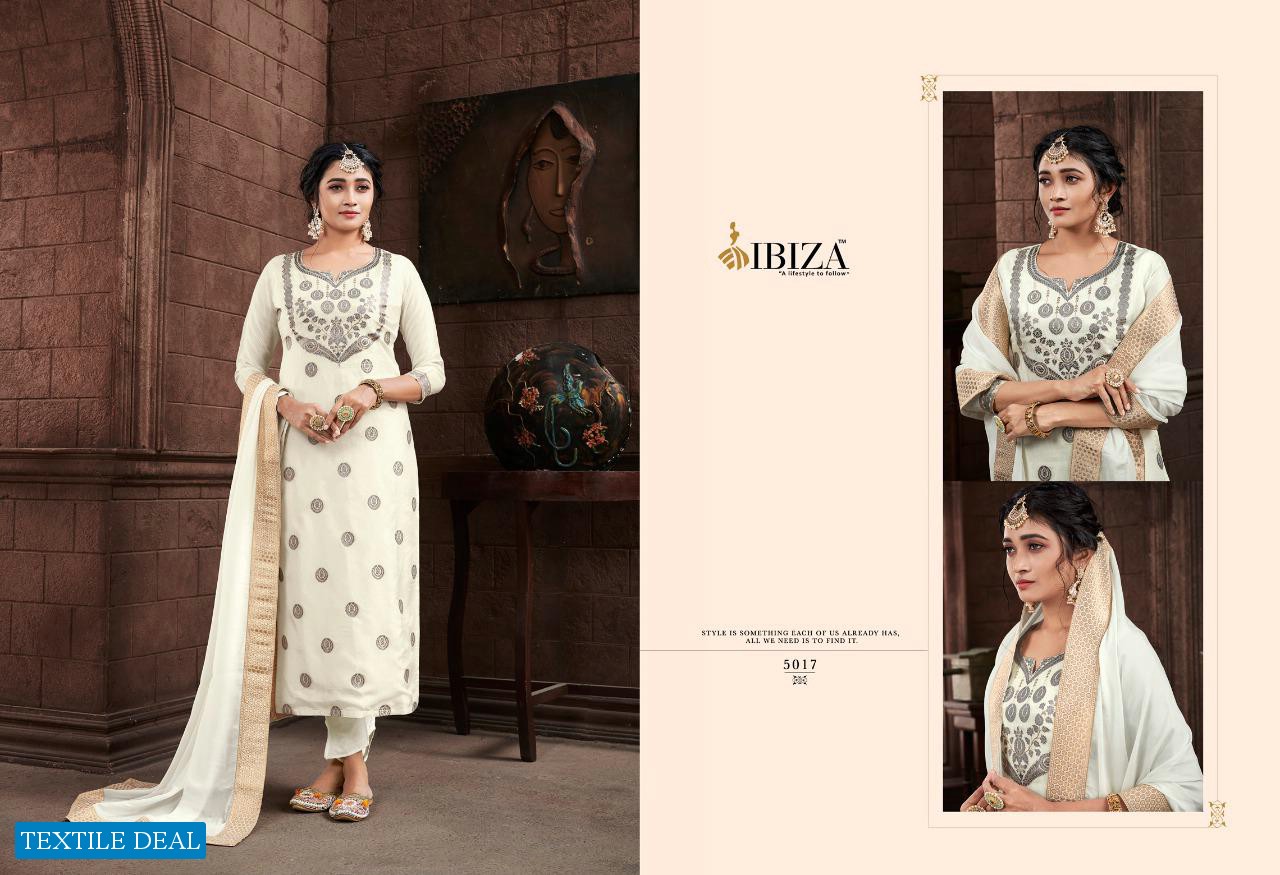 NAJAKAT BY IBIZA PURE RUSSIAL JACQUARD HEAVY SALWAR SUITS COLLECTIONS