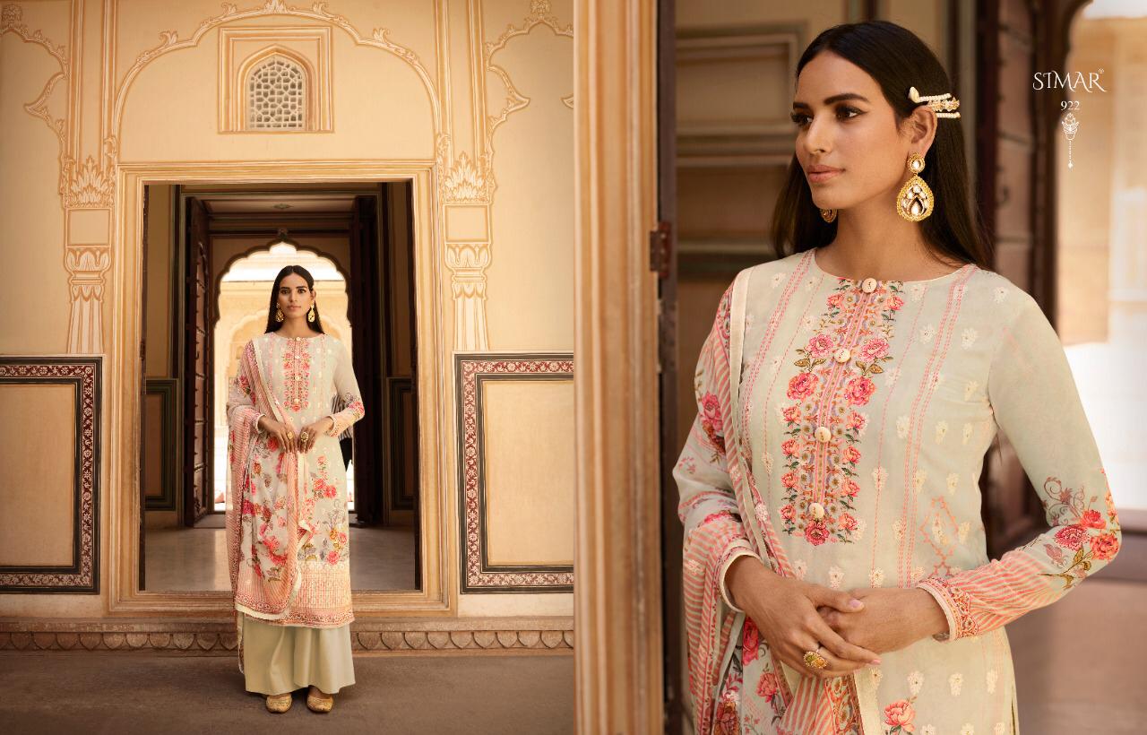 NIHAR VOL 2 BY GLOSSY SIMAR PURE GEORGETTE EMBROIDERY WORK DIGITAL PRINT SALWAR KAMEEZ