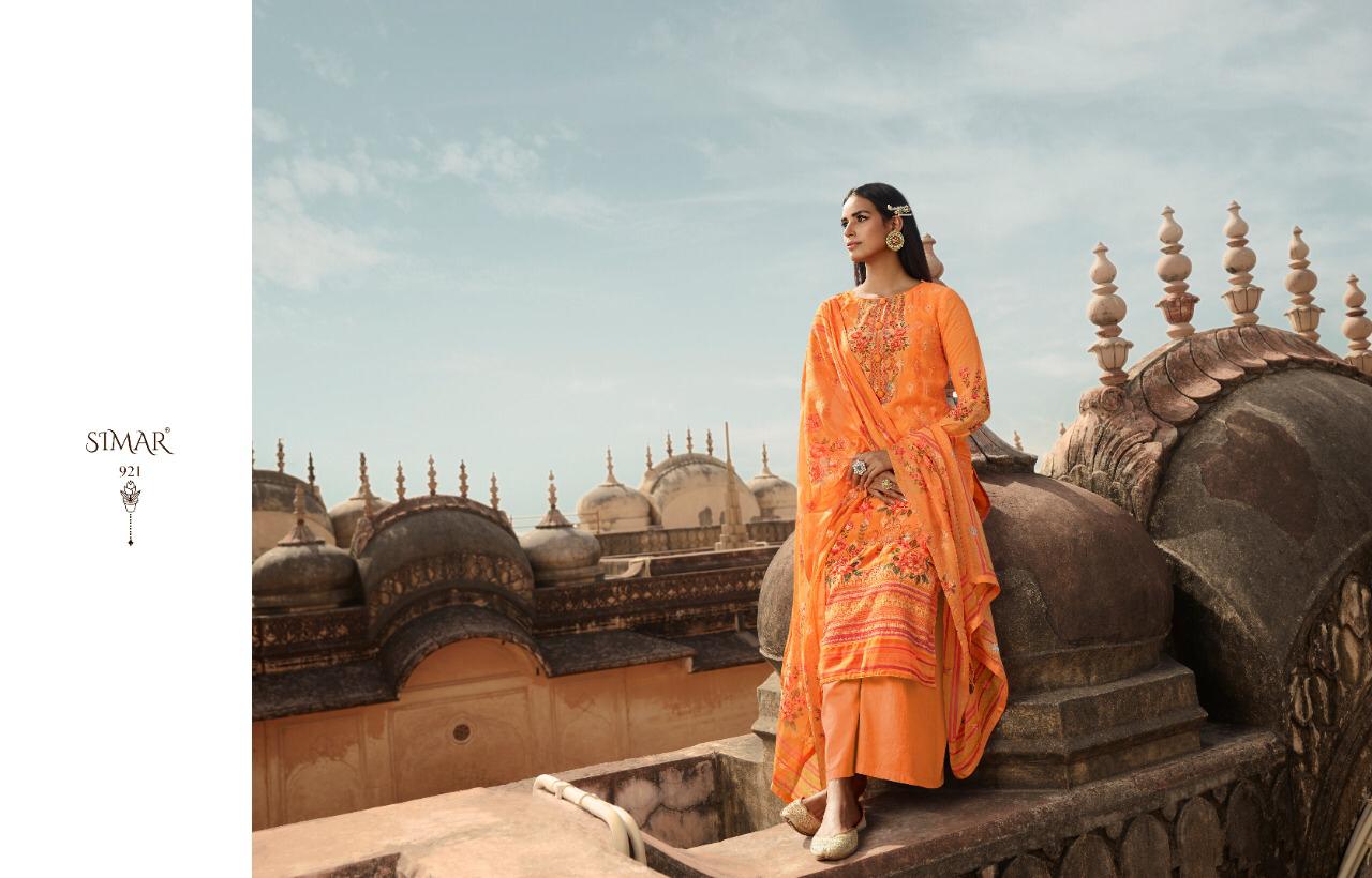 NIHAR VOL 2 BY GLOSSY SIMAR PURE GEORGETTE EMBROIDERY WORK DIGITAL PRINT SALWAR KAMEEZ