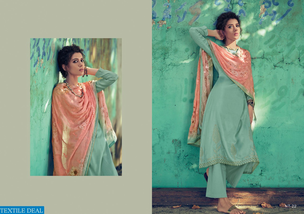 NITARA BY VARSHA TUSSAR SILK EMBROIDERY SALWAR KAMEEZ SELLER