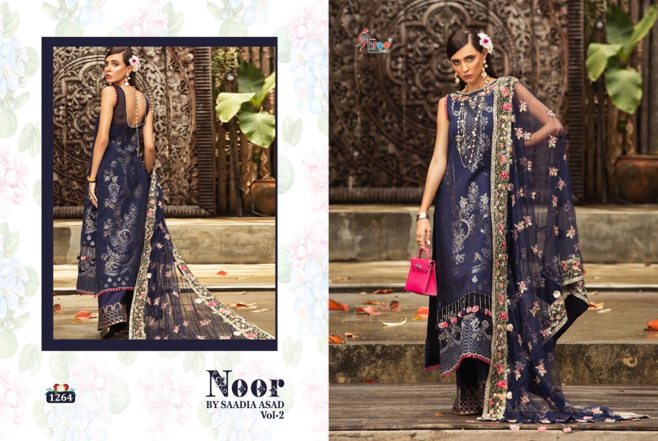 NOOR BY SAADIA ASAD VOL 2 OF SHREE FABS COTTON PRINT WITH EMBROIDERY PAKISTANI SUITS