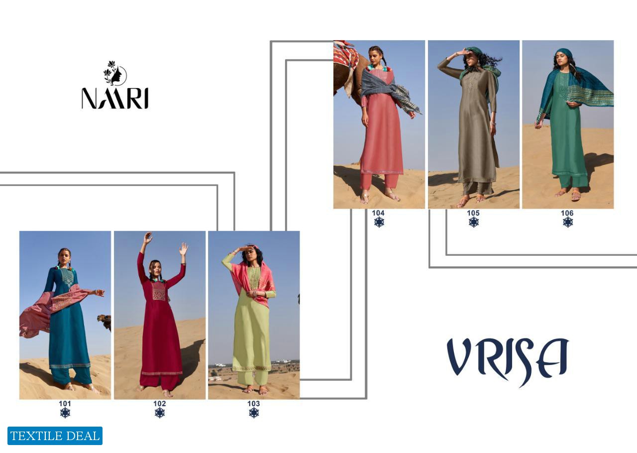 Naari Varisa Wholesale Parampara Silk Salwar Kameez