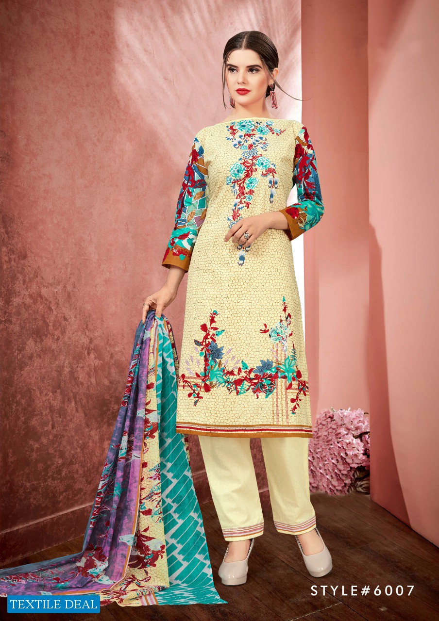 Naaz Karachi Cotton Vol-6 Online Formal Dress Material