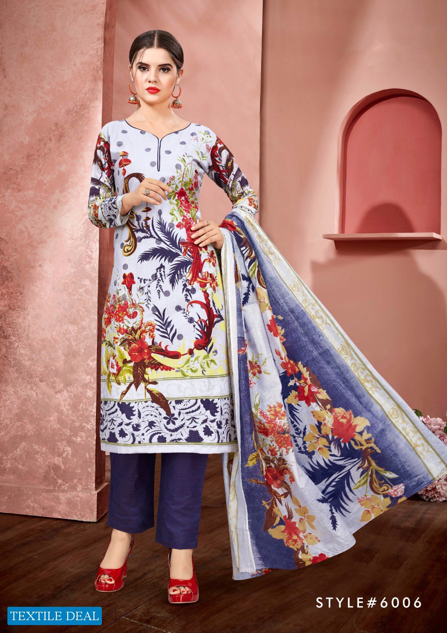 Naaz Karachi Cotton Vol-6 Online Formal Dress Material