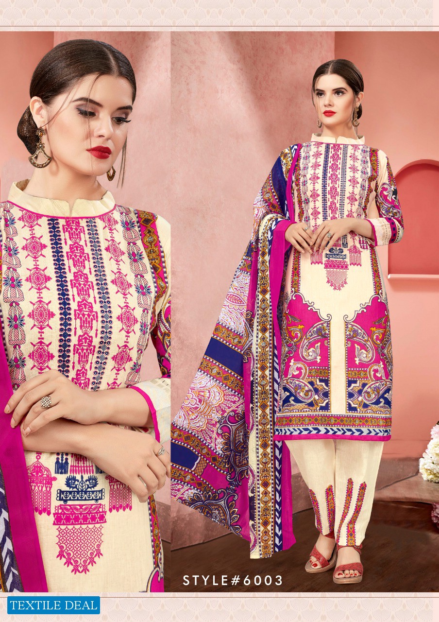 Naaz Karachi Cotton Vol-6 Online Formal Dress Material
