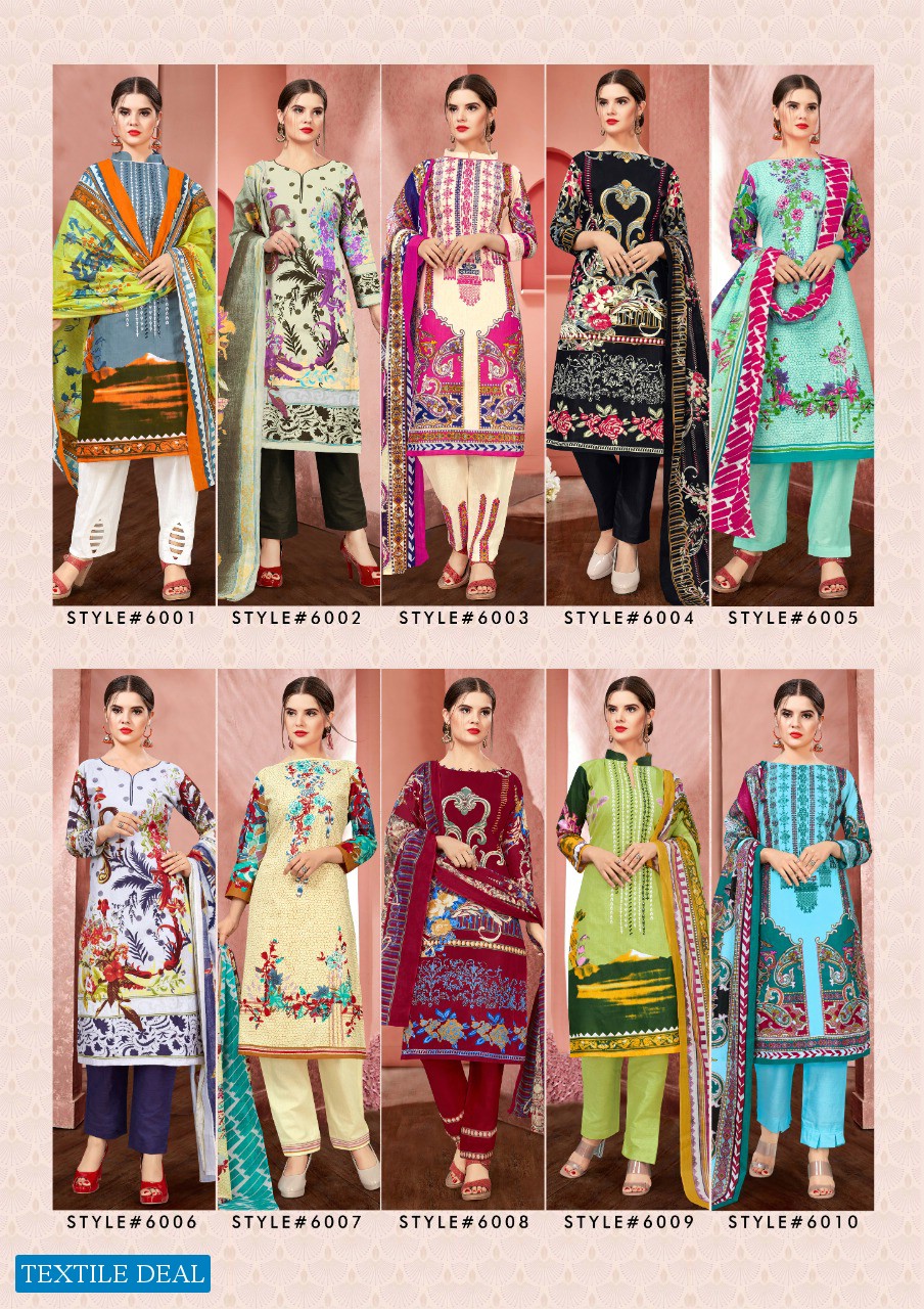 Naaz Karachi Cotton Vol-6 Online Formal Dress Material