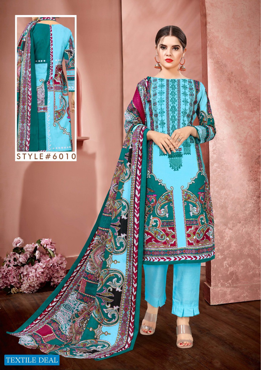 Naaz Karachi Cotton Vol-6 Online Formal Dress Material