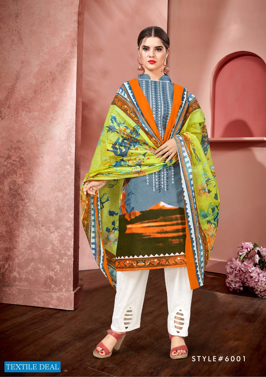 Naaz Karachi Cotton Vol-6 Online Formal Dress Material