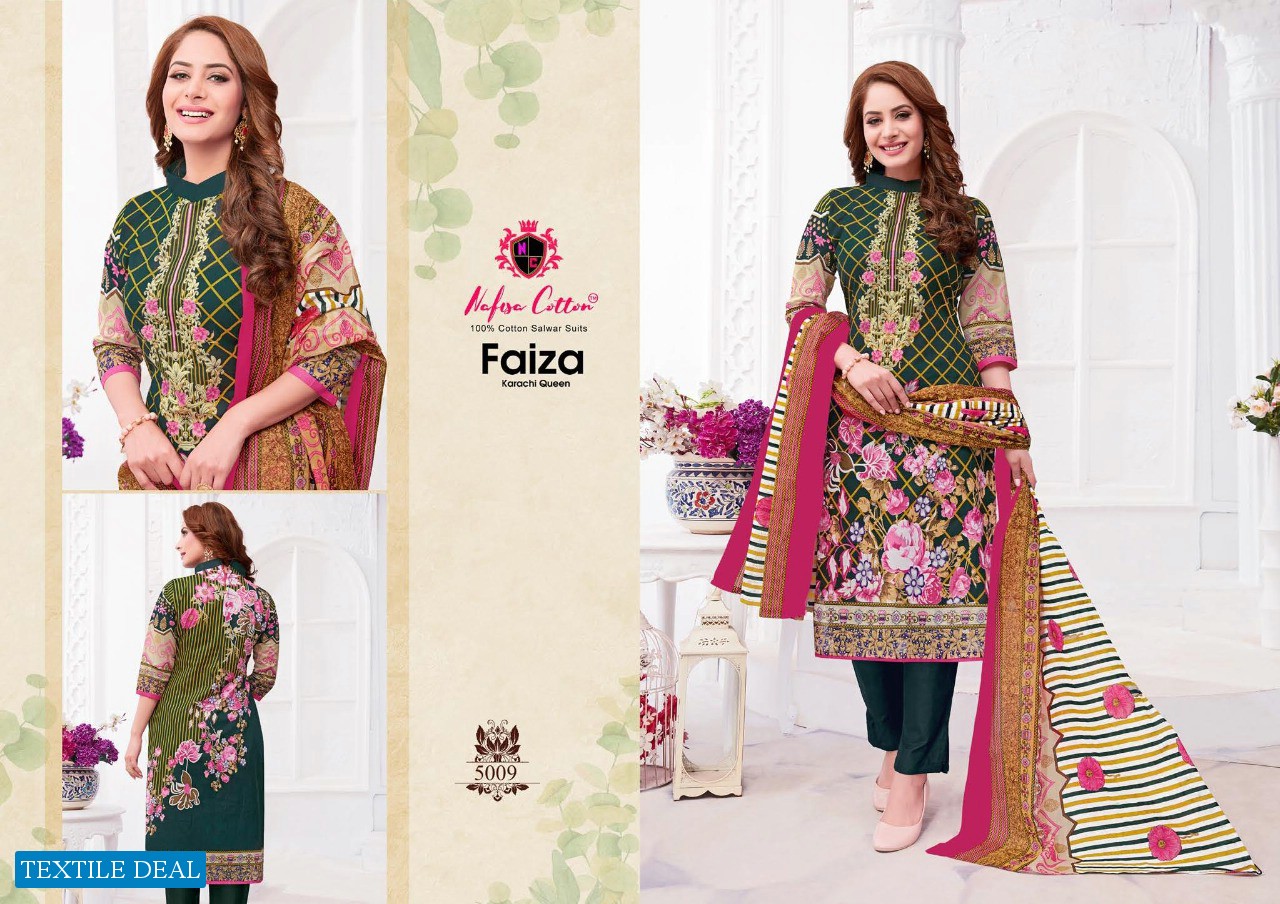 Nafisa Faiza Karachi Cotton Vol-5 Wholesale Dress Material