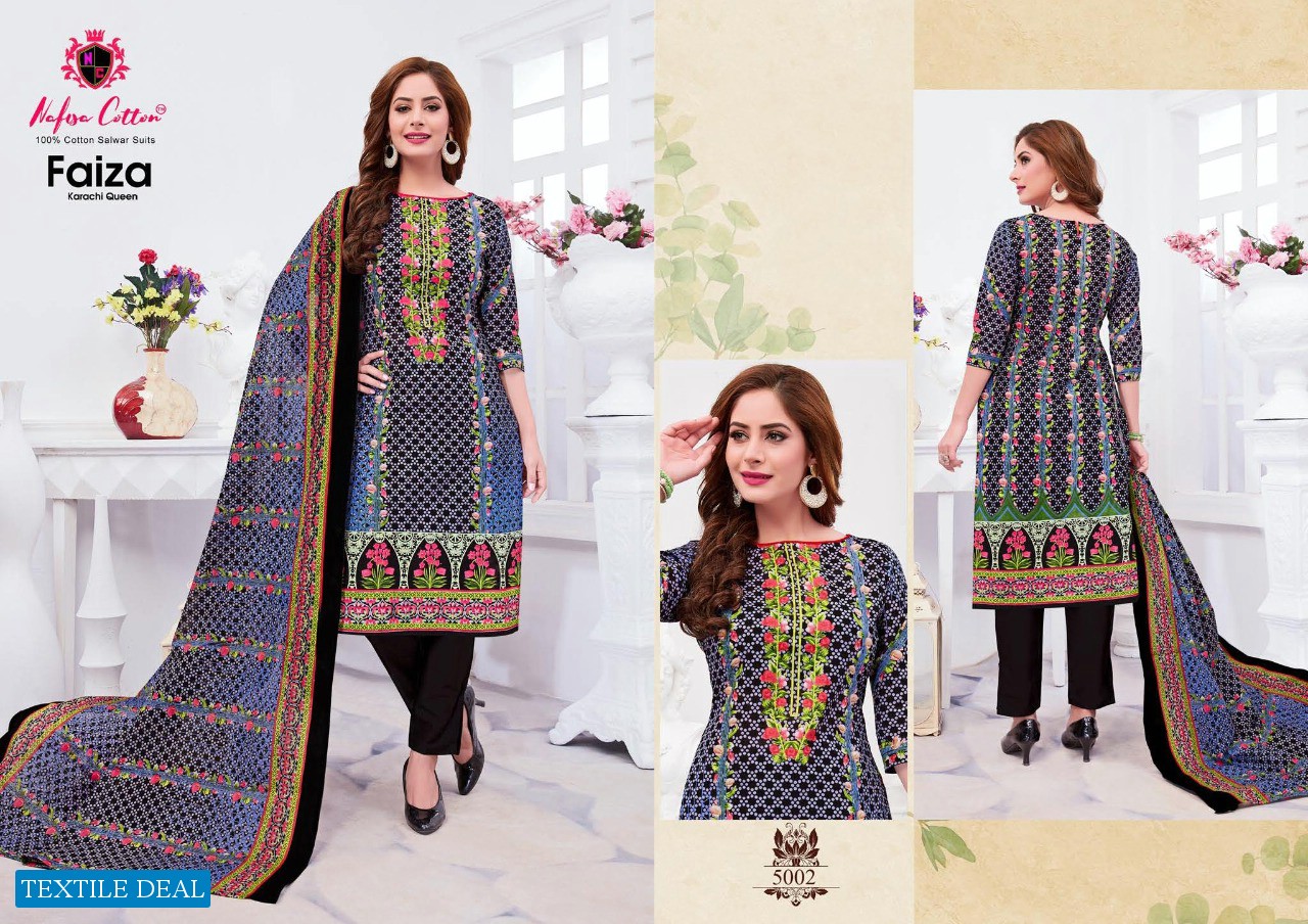 Nafisa Faiza Karachi Cotton Vol-5 Wholesale Dress Material