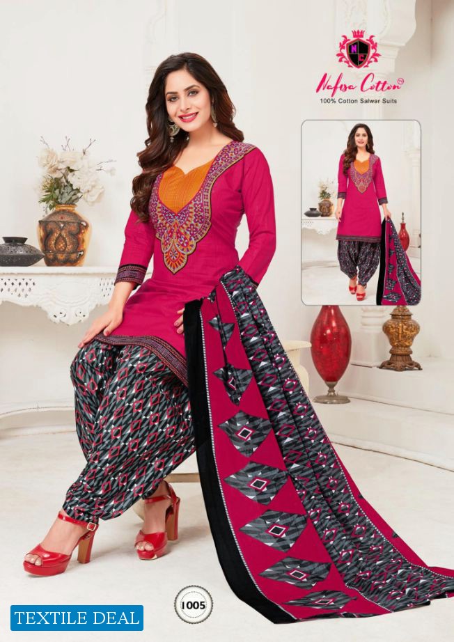 Nafisa Seven Star Wholesale printed Dress Material