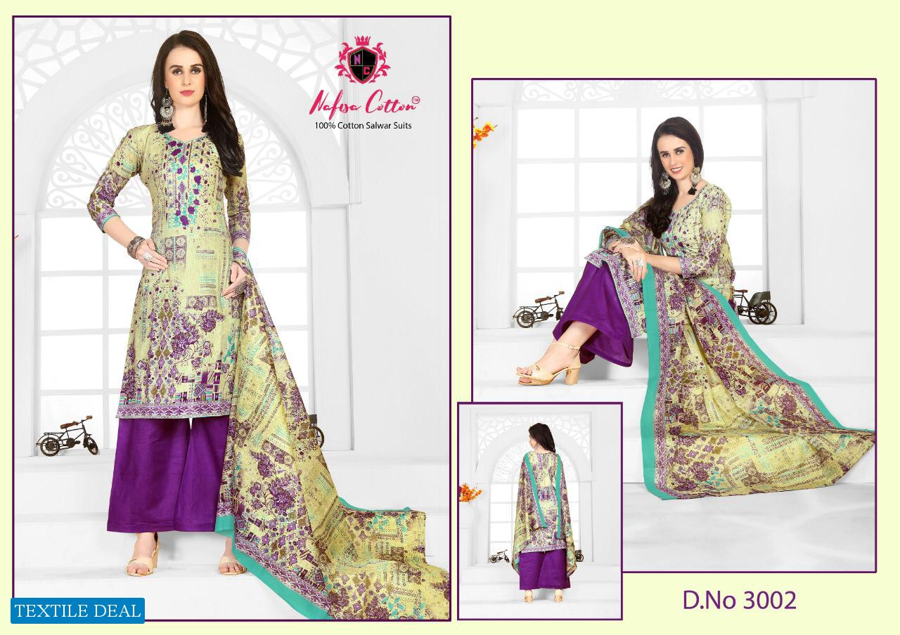 Nafisa Shifa Vol-3 Wholesale Shopping Dress Material