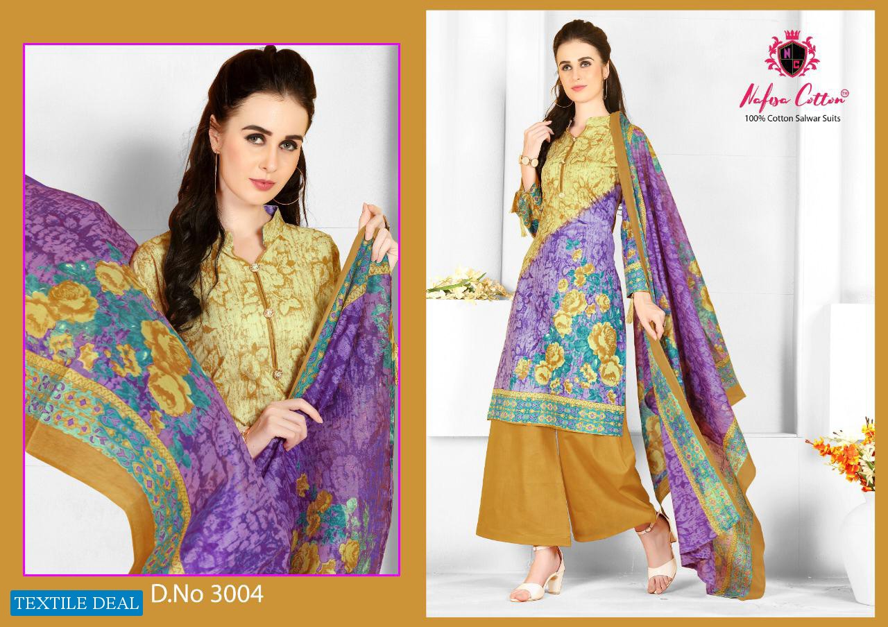 Nafisa Shifa Vol-3 Wholesale Shopping Dress Material