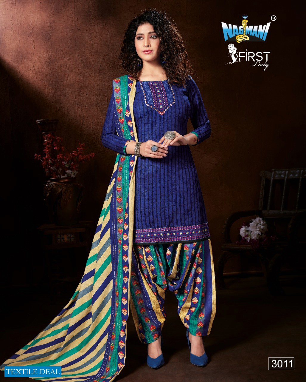 Nagmani First Lady Vol-3 Wholesale Cotton Print Dress Material