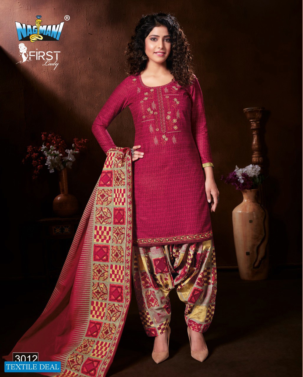 Nagmani First Lady Vol-3 Wholesale Cotton Print Dress Material