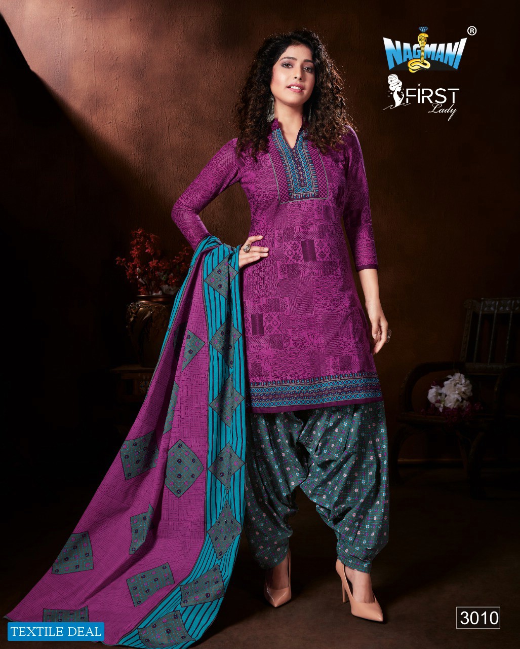 Nagmani First Lady Vol-3 Wholesale Cotton Print Dress Material
