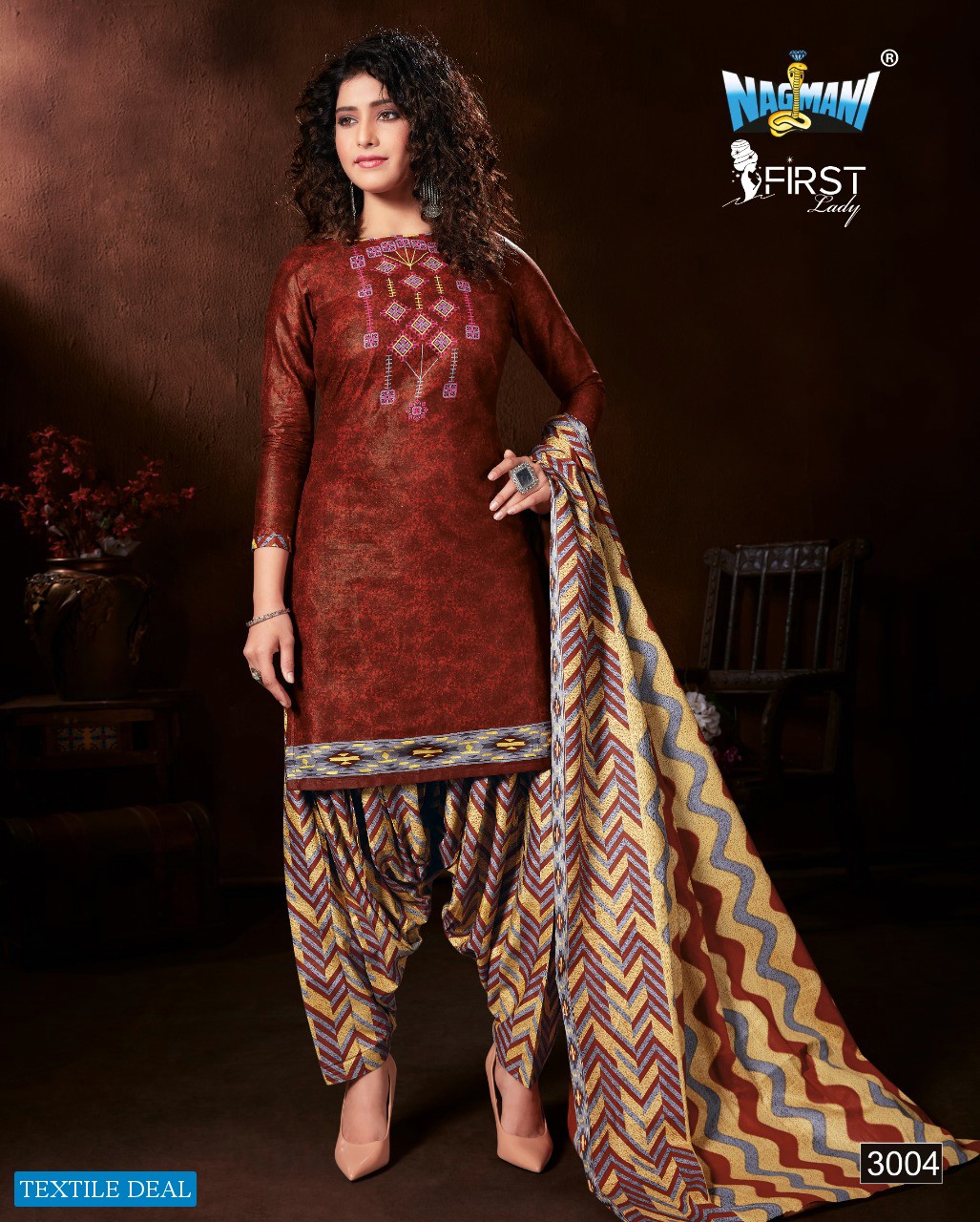 Nagmani First Lady Vol-3 Wholesale Cotton Print Dress Material