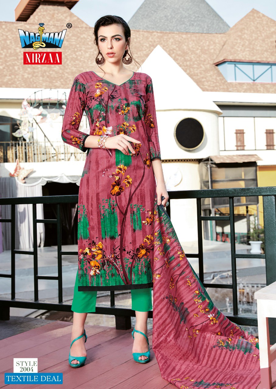 Nagmani Nirzaa Vol-2 Wholesale Printed Woman Dress Material