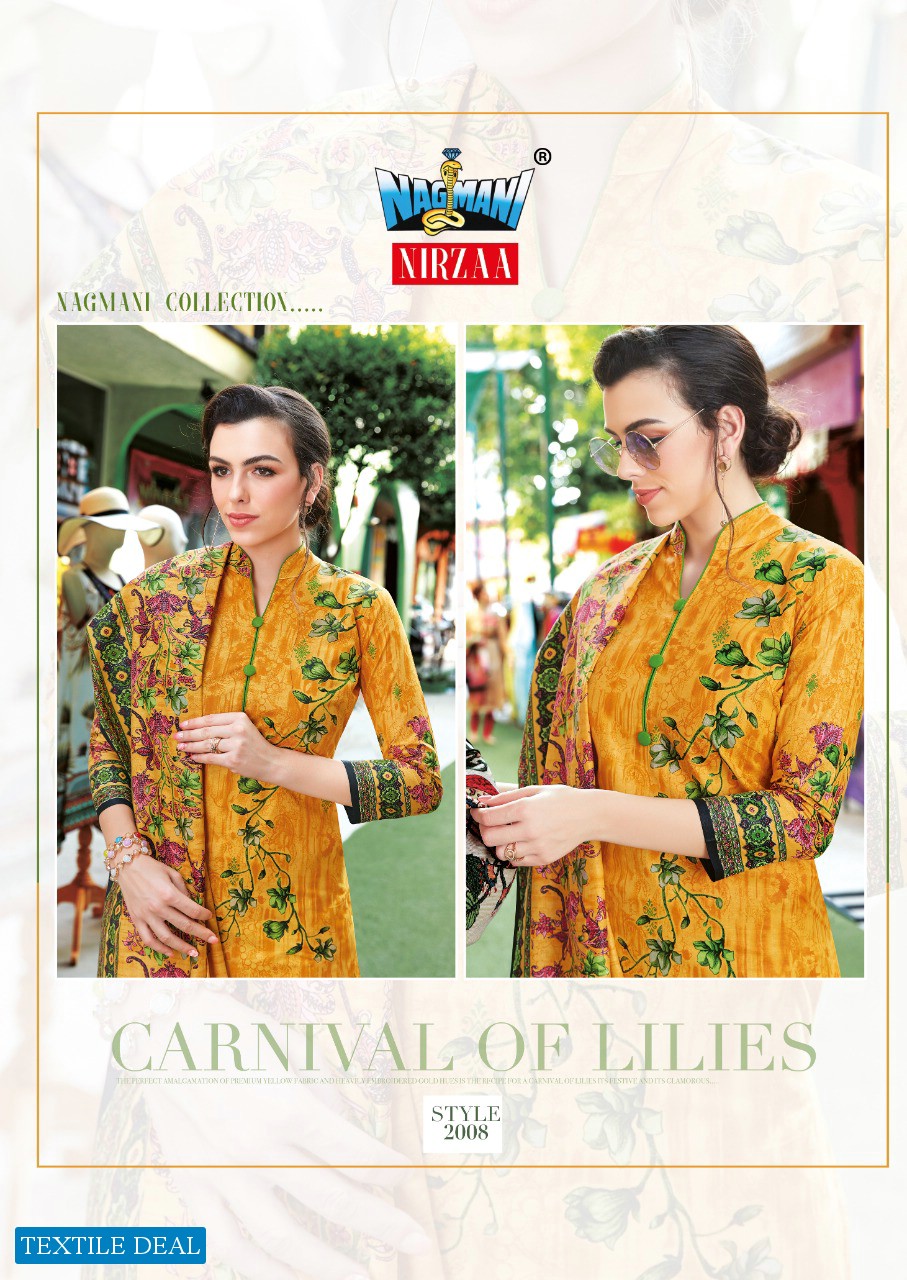 Nagmani Nirzaa Vol-2 Wholesale Printed Woman Dress Material