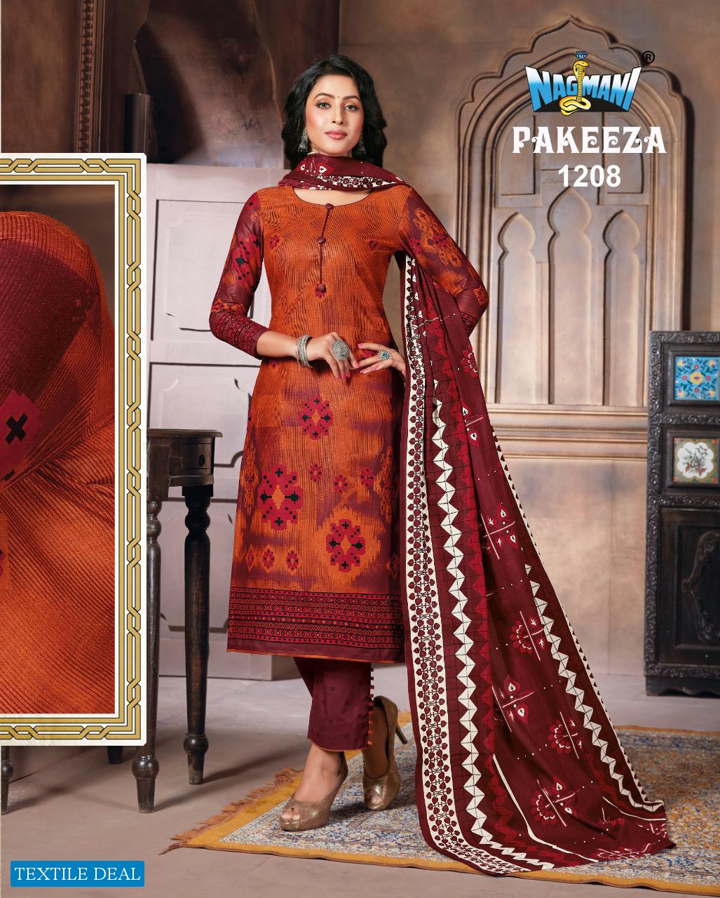 Nagmani Pakeeza Vol-12 Wholesale Shopping Printed Dress Material