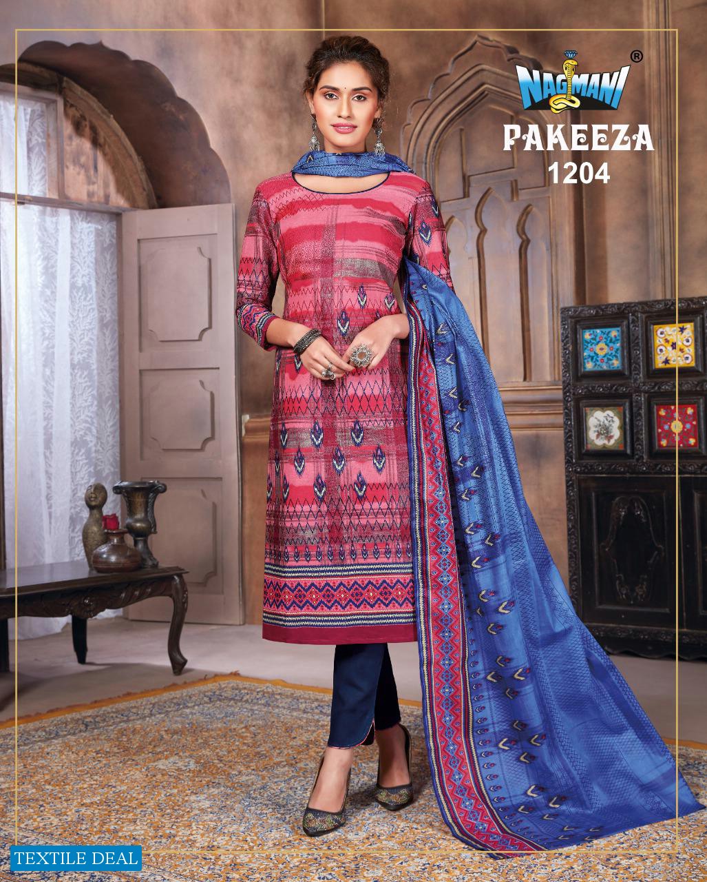 Nagmani Pakeeza Vol-12 Wholesale Shopping Printed Dress Material
